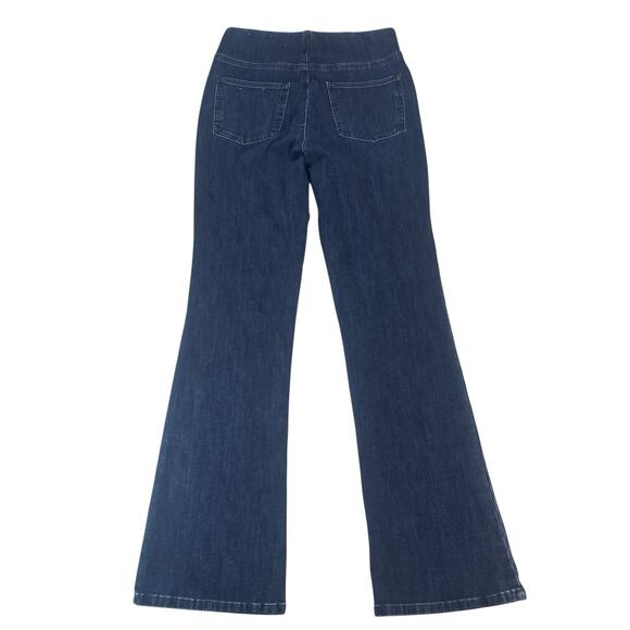 Soft Surroundings Ultimate Denim Pull-On Bootcut Jeans Womens XS Elastic Waist - Picture 5 of 12